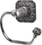 Juliane Grace swing tissue smooth ring right with 131 Swarovski Clear & Aurore Boreale Crystals 4057-9CAB