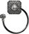 Juliane Grace swing towel reeded ring left with 131 Swarovski Clear & Aurore Boreale Crystals 4058R-9CAB