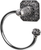 Juliane Grace swing towel smooth ring right with 131 Swarovski Clear & Aurore Boreale Crystals 4059-9CAB
