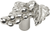 Bacchus large right knob 529-24
