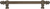 Acanthus 9'' cc with 5/8'' reeded center long pull Romanesque style in Antique Brass. 5551R-3