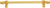 Acanthus 18'' cc with 5/8'' smooth center long pull Romanesque style in Gilded Mercury. 5553-8