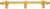 Acanthus 9'' cc with 5/8'' reeded center & center brace long pull Romanesque style in Gilded Mercury. 5556R-8