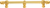 Acanthus 12'' cc with 5/8'' smooth center & center brace long pull Romanesque style in Gilded Mercury. 5557-8