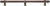 Acanthus 22'' cc with 5/8'' reeded center long pull Romanesque style with center brace 5559R-22
