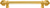 Cricket Cage 6'' cc with 5/8'' smooth center long pull large finial in Gilded Mercury. 5570-8