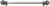 Cricket Cage 12'' cc with 5/8'' reeded center long pull large finial in Chalice. 5572R-9