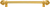 Cricket Cage 22'' cc with 5/8'' smooth center long pull large finial in Gilded Mercury. 5574-8