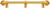 Cricket Cage 12'' cc with 5/8'' reeded center long pull & center brace large finial in Gilded Mercury. 5577R-8