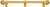 Cricket Cage 22'' cc with 5/8'' reeded center long pull & center brace large finial in Gilded Mercury. 5579R-8