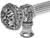 Juliane Grace 18'' cc with 5/8'' reeded center long pull large finial in Chalice. 5603R-9