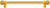 Juliane Grace 12'' cc with 5/8'' reeded center long pull small finial in Gilded Mercury. 5612R-8