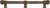 Juliane Grace 18'' cc with 5/8'' reeded center long pull & center brace small finial in Antique Brass. 5618R-3