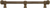 Juliane Grace 22'' cc with 5/8'' reeded center long pull & center brace small finial in Antique Brass. 5619R-3