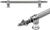 Charlemagne 9'' cc w/ 5/8'' reeded center long pull 5651R-9