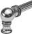 Classic/Beaded Classic 12'' cc w/ 5/8'' reeded center long pull w/ center brace 5667R-9