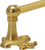 Charlemagne 24'' o.c towel Bar with 5/8'' reeded center 566R-8