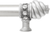 Cache Caché 6'' cc with 5/8'' smooth center long pull with 16 rivoli Swarovski Clear Crystals in Satin 5670-11C
