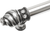 Cache Caché 6'' cc with 5/8'' smooth center long pull with 16 rivoli Swarovski Clear Crystals in Chalice. 5670-9C