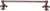 Charlemagne 32'' o.c towel Bar with 5/8'' smooth center 567-22