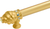 Cache Caché 12'' cc with 5/8'' smooth center long pull with 16 rivoli Swarovski Aurore Boreale Crystals 5672-8AB