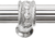 Cache Caché 22'' cc with 5/8'' reeded center long pull & center brace with 16 rivoli Swarovski Clear Crystals in Platinum 5679R-24C