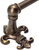 Charlemagne 36'' o.c towel Bar with 5/8'' smooth center 568-3