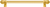 Cricket Cage 18'' cc with 5/8'' reeded center long pull large finial in Gilded Mercury. 5683R-8