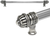 Cricket Cage 22'' cc with 5/8'' reeded center long pull large finial in Chalice. 5684R-9