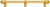Cricket Cage 18'' cc with 5/8'' reeded center long pull & center brace large finial in Gilded Mercury. 5688R-8
