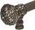 Juliane Grace 6'' cc with 5/8'' reeded center long pull large finial with Clear Swarovski crystals in Antique Brass. 5690R-3C