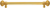 Juliane Grace 12'' cc with 5/8'' smooth center long pull large finial with Clear Swarovski crystals in Gilded Mercury. 5692-8C