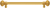 Juliane Grace 12'' cc with 5/8'' reeded center long pull large finial with Clear Swarovski crystals in Gilded Mercury. 5692R-8C