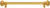 Juliane Grace 18'' cc with 5/8'' reeded center long pull large finial with Clear Swarovski crystals in Gilded Mercury. 5693R-8C