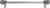 Juliane Grace 22'' cc with 5/8'' reeded center long pull small finial w/ 52 Swarovski Clear & Aurore Boreale Crystals 5704R-9CAB