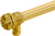 Juliane Grace 12'' cc with 5/8'' reeded center long pull small finial w/ 61 Swarovski Clear & Aurore Boreale Crystals with center brace 5707R-8CAB