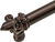 Charlemagne 12'' cc with 5/8'' smooth center long pull with large Fleur De Lys with center brace 5717-22
