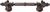 Charlemagne classic 3'' cc pull with small Fleur De Lys on ends 575-22