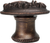 Charlemagne oval knob 588-22