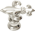 Charlemagne Knob in Platinum. 597-24