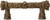 Crowning Glory Queen Anne Carpe Diem 6130-3C Antique Brass Queen Anne 3'' cc pull w/ Swarovski Crystals 6130-3C