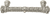 Crowning Glory Queen Anne Carpe Diem 6131-11CAB Satin Queen Anne 4'' cc pull w/ Swarovski Crystals 6131-11CAB