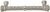 Crowning Glory Queen Anne Carpe Diem 6132-11CAB Satin Queen Anne 5'' cc pull w/ Swarovski Crystals 6132-11CAB