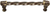 Carpe Diem fist 6'' cc imately w/ 3/8'' twist bar long pull 628-3