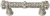 Crowning Glory Queen Elizabeth Carpe Diem 6328-11CAB Satin Queen Elizabeth 3'' cc pull w/ Swarovski Crystals 6328-11CAB