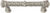 Crowning Glory Queen Elizabeth Carpe Diem 6329-11CAB Satin Queen Elizabeth 4'' cc pull w/ Swarovski Crystals 6329-11CAB
