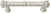 Crowning Glory Queen Elizabeth Carpe Diem 6329-24CAB Platinum Queen Elizabeth 4'' cc pull w/ Swarovski Crystals 6329-24CAB