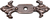 Acanthus large escutcheon Renaissance style 680-22