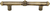 Classic/Beaded Classic 3'' cc pull w/ beaded treatment on center and ends 720-3