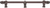 Acanthus 12'' cc with 1/2'' round smooth bar Romanesque style with center brace 782S-22